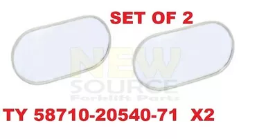 58710-20540-71 Toyota Forklift Mirror  Er022  7.9  X 4  Clamp + Bolt Pair • $11.80