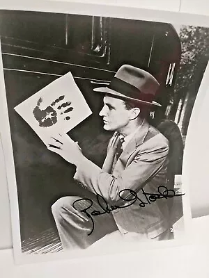 Robert Stack Autographed 8 X10  Photograph  Airplane The Untouchables M 29 • $19.99