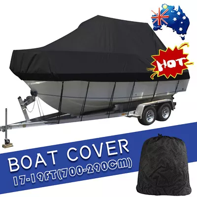 $89.99 • Buy Heavy-Duty, Marine Grade 17ft-19ft / 5.2m-5.8m Trailerable Jumbo Boat Cover