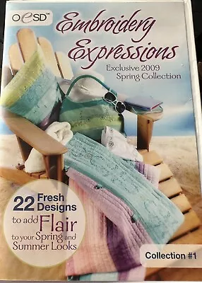 Bernina OESD Embroidery 22 Designs 2009 Spring Collection #1 CD Multi-Format • $15