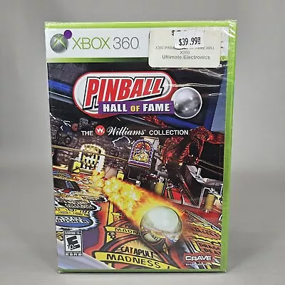 Pinball Hall Of Fame The Williams Collection (Xbox 360) Brand New Sealed • $79.99