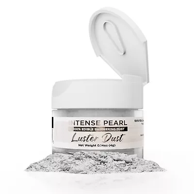 Bakell® 4g Intense Pearl White Edible Pearlized Luster Dust • $9.99