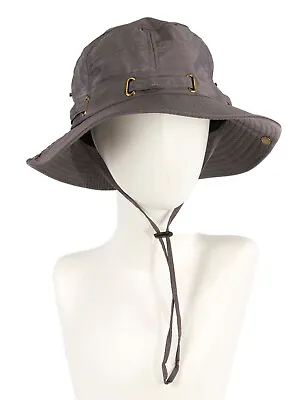 £24.89 • Buy Grey Weatherproof Foldable Bucket Hat For Sport Fishing Golf Bush Walking