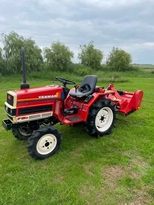 £6450 • Buy Yanmar 4wd Compact Mini Tractor With New Winton Flail Mower.