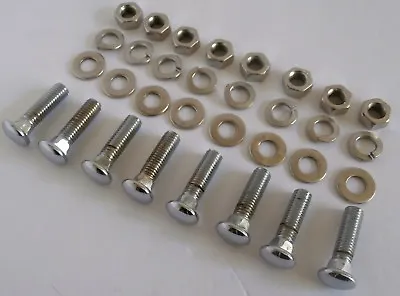 1950-1967 VW Bumper Carrier Bolt KIT Front/Rear Set Of 8 LONG Bolts Nuts Washers • $15.85