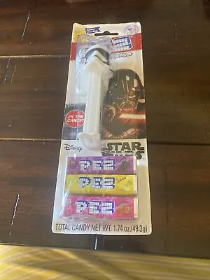 Pez Candy Dispenser Star Wars Storm Trooper 2x Candy. Raspcherry Lemon.12/2/24 • $9