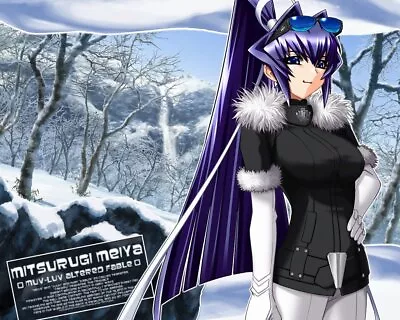 Anime Purple Muv Luv Meiya Mitsurugi  Custom Playmat Mat Pad • $31.95