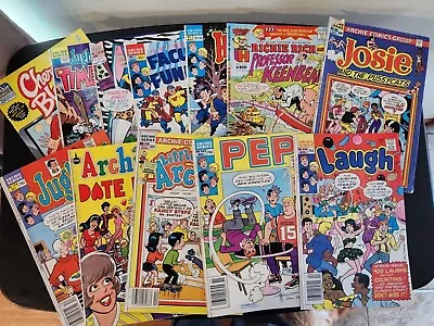 14 Archie Comics Lot With Laugh #400 PEP Little Archie Richie Rich And More • $28