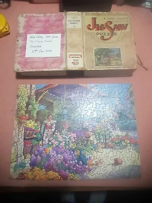 Chad Valley Wood 200 Piece Jigsaw Puzzle The Flower Market #12 • £4.95