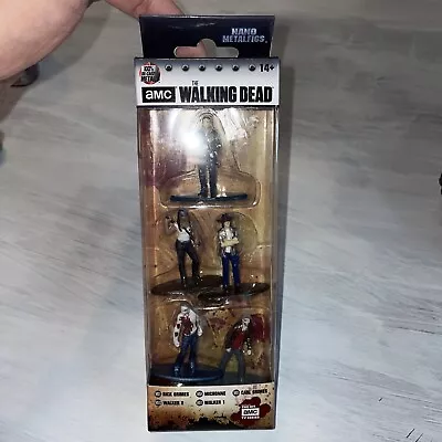 AMC The Walking Dead Die Cast Nano Metalfigs Jada Toys Rick Michonne Carl Walker • $9.99