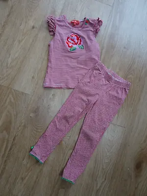 MIM PI Girls 2 Piece Top & Leggings Set AGE 3 - 4 YEARS EXCELLENT COND • £1.99
