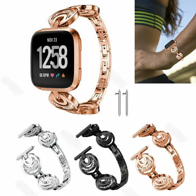 20 22MM Women Belt Rhinestone Diamond Strap For Fossil Q Watch Smart Watch Band • $16.83
