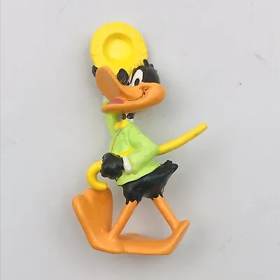 Vtg 1988 Daffy Duck W/ Yellow Hat PVC Figure Looney Tunes Applause 3.25  Tall • $9.99