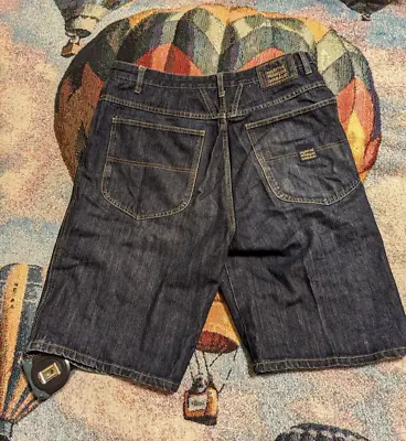 Vtg Y2k Marithe Francois Girbaud Tag Sz 36 Denim Shorts Mens Dark Wash • $39.88