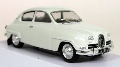 Atlas 1/43 - Saab 96 1964 White Diecast Scale Model Car - 002 • $47.01