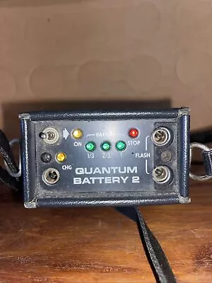 Quantum Flash Battery 2 With QB28 Charger Untested #2 • $30
