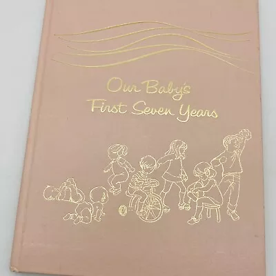 VTG New 1976 Our Baby’s First Seven Years Memory Book Album 7 Birth Maternity • $16.15