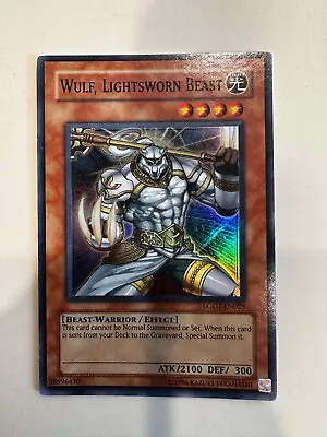 Wulf Lightsworn Beast LODT-EN023 Super Rare Unlimited LP  Yugioh • $4