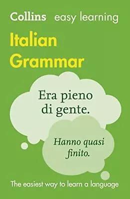 Easy Learning Italian Grammar (Collins Easy... By Collins Dictionaries Paperback • £4.99