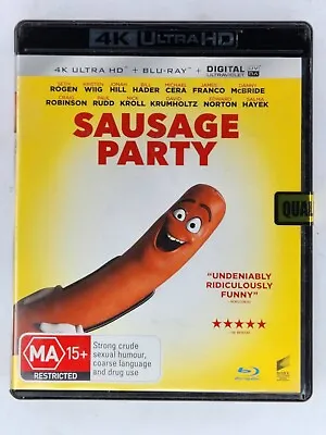$13.20 • Buy Sausage Party - 4K Ultra+Blu-Ray - Brand New - Seth Rogen James Franco