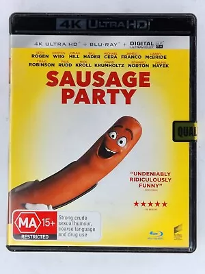 $13.20 • Buy Sausage Party - 4K Ultra+Blu-Ray - Brand New - Seth Rogen James Franco