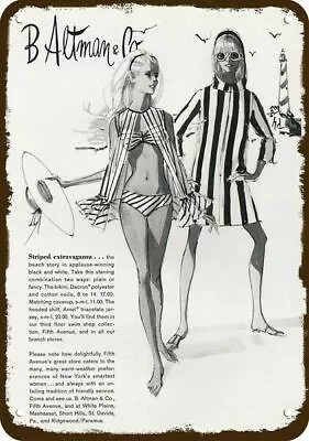 1967 B. ALTMAN Department Store Vintage-Look-Edge DECORATIVE REPLICA METAL SIGN • $24.99