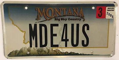 Vanity MADE FOR US License Plate Custom Homemade By Hand Craftsman In USA Unique • $69.99