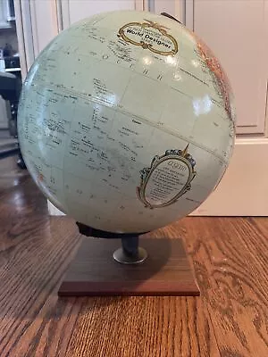 Vintage Globe 12” Replogle World Designer 3D Topography • $70