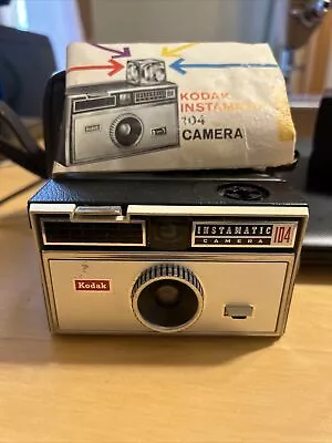 Vintage 1960's Kodak Instamatic 104 Camera W/ Wrist Strap UNTESTED • $8