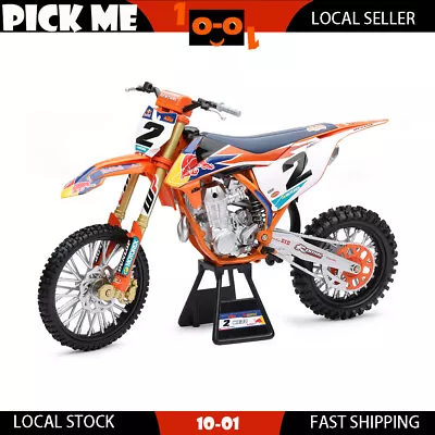 1:10 Scale Detailed Cooper Webb KTM Racing Dirtbike 2019 For Baby Kids 12y+ • $57.41