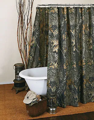 Mossy Oak Camo Camouflage Shower Curtain - Camouflage Bath Accessories • $29.95