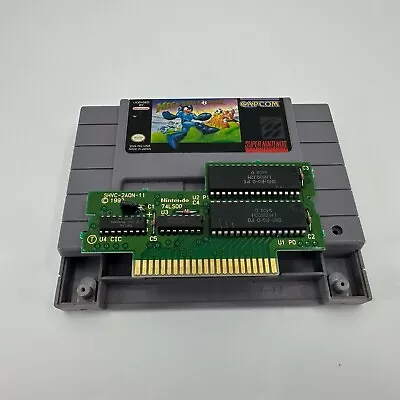 Mega Man Soccer Super Nintendo SNES Authentic Tested Cartridge Only • $79.99