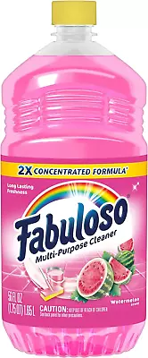 Fabuloso Multi-Purpose Cleaner 2X Concentrated Formula 56 Oz Watermelon • $6.91