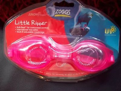  Zoggs Pink Little Ripper  Goggles Junior 6-14yrs Bnip • £15.99