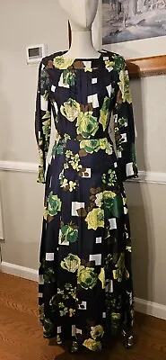 Vintage 1970s Floral Maxi Dress As Pictured • $89