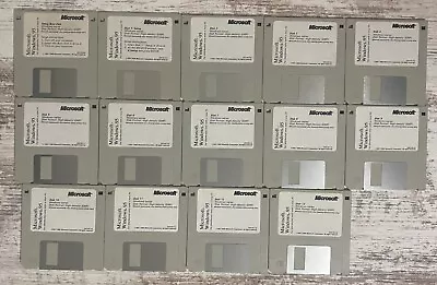 Microsoft Windows 95 - 3.5  Floppy Disk - 13 Disk Set + Boot Disk • $250