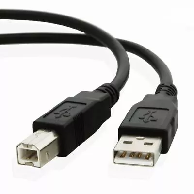 USB Data Cable For Canon Pixma MG2500 Printer Lead Black • £4.99