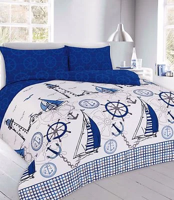 £13.50 • Buy New Plain Printed Vintage Retro Floral Boys Girls Duvet Bedding Sets Pink Blue