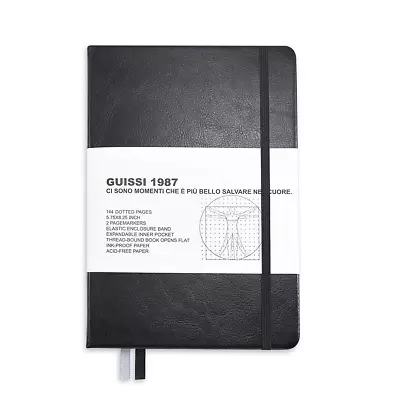 Guissi Classic Dotted Grid Bullet Notebook Journal Dot Hard Cover A5 Premium 80G • $28.08