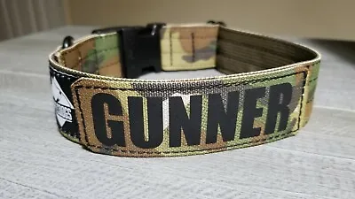 Custom Dog Collar American Made 1.5  MultiCam  Personalized Patch  • $35