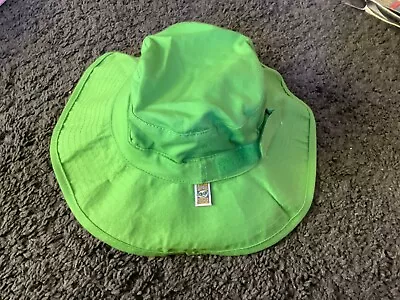 NEW Baby Banz Bucket Hat UPF 50+ - Adjustable Strap - Lime Green • £8