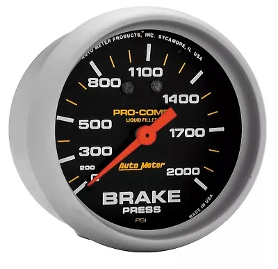 AutoMeter 5426 Pro-Comp Brake Pressure Gauge 2-5/8 In. Mechanical • $134.17