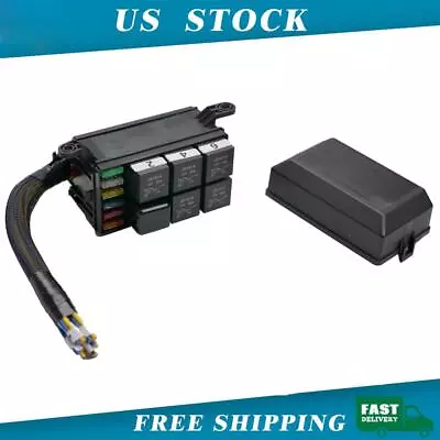 Fuse Relay Box Block Universal Relay Block Box For 12V Automotive Waterproof • $28.50