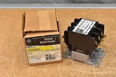 GE CR353AB3AA1 Definite Purpose Contactor 3 Poles 25 Amp Coil 110-120 V • $35