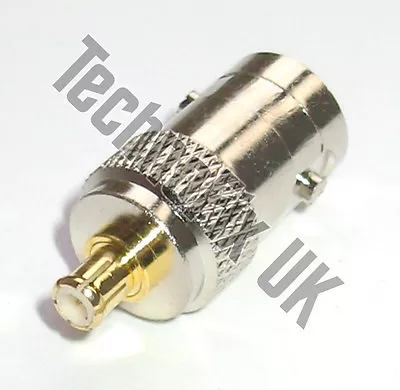 BNC Female To MCX Male Adapter (BNC F To MCX M) - Fits RTL-SDR Dongle • £2.95