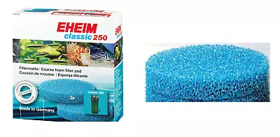 Eheim Coarse Filter Pad For Classic 250 350 600 Pack Of 2 Replacement Foam • £14.99