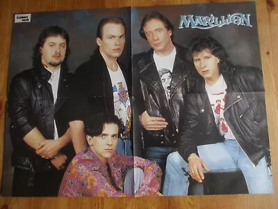 MARILLION - LITTLE ANGELS - METAL HAMMER - DOUBLE SIDED POSTER - 41 X 55cm • $4.86