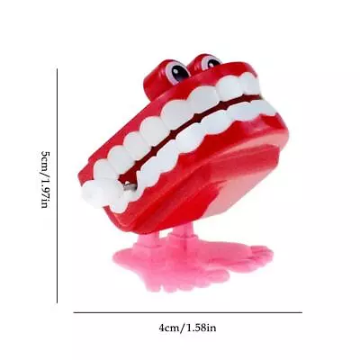 Wind Up Clockwork Toy Chattering Funny Walking Teeth Toys Hot Mechanical O9Z9 • $5.68
