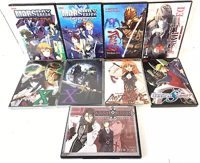 Lot Of 9 Anime DVD Mars Day Break Death Note X Gunda Destiny Knight Hunters • $22.98