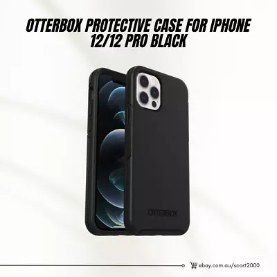 Original Genuine Otterbox Protective Case For IPhone 12/12 Pro Black • $39.99